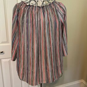 Nic + Zoe striped top EUC. Size S